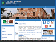 Tablet Screenshot of comune.santelena.pd.it